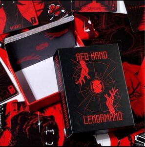 【新品】RED HAND タロットカードパルトエッジ ガイドブック付き 運命占いオリジナル 標準 シュリンク付