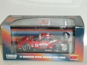 ☆1/43 EBBRO SUPER GT 2005 MOTUL PITWORK Z 銀/赤 No.22