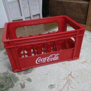 Coca-Cola　コカコーラ 収納箱 雑貨 ボトルケース　24本　瓶ケース　中古　現状渡し