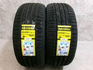 ★未使用!★ROTALLA ロターラ SETULA S-RACE RU01 225/50ZR17 98W タイヤ 2021年製 1321 2本 / 2R5-838