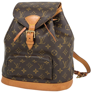 ルイ・ヴィトン Louis Vuitton モンスリ MM バックパック デイパック リュック モノグラム ブラウン M51136 レディース 【中古】