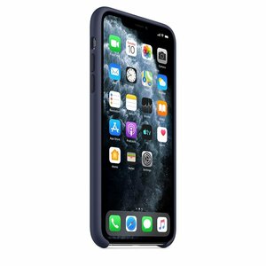 188③送料込[SALE]新品未開封 正規品 Apple iPhone 11 Pro Max(6.5インチ)用シリコーンケース ミッドナイトブルー■MWYW2FE/A■激安SHOP24