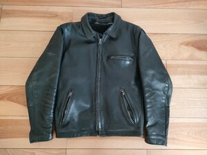 schott ショット シングルライダース ボアライナー付き サイズ36 クラウンジッパー仕様！