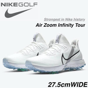 【27.5cmワイド】★推進力無限大！新品★NIKE ナイキ エアズーム インフィニティ ツアー ゴルフ Air Zoom Infinity Tour Golf Shoes US9.5W