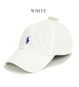 新品 アウトレット b819 ベースボール キャップ ロゴ polo ralph lauren ポロ ラルフ ローレン ポニー white