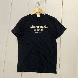 G ▼ 都会のカジュアルウェア Abercrombie＆Fitch アバクロンビーアンドフィッチ 半袖 ロゴ刺繍 Tシャツ / カットソー size:M トップス