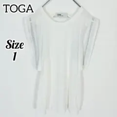 【美品】TOGA トーガ アーカイブス ノースリーブ デザインカットソー