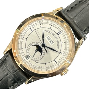 パテック・フィリップ PATEK PHILIPPE アニュアルカレンダー 5396R-001 K18ピンクゴールド/革ベルト 腕時計 メンズ 中古