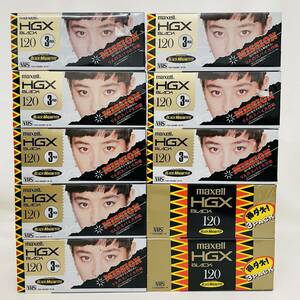 3巻×10個セット maxell HGX BLACK 120分 ビデオテープ VHS ※2400010373015