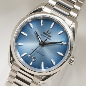 オメガ OMEGA 腕時計 シーマスター アクアテラ コーアクシャル 38MM 220.10.38.20.03.004 メンズ 中古 極美品 [質イコー]