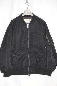 TAKAHIROMIYASHITA TheSoloist. two-way bomber jacket. / black Size:46 試着程度 ソロイスト リバーシブルフライトジャケット 黒