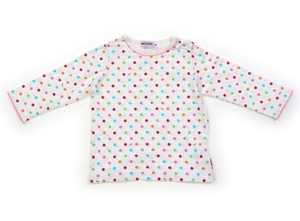 ミキハウス miki HOUSE Tシャツ・カットソー 70サイズ 女の子 子供服 ベビー服 キッズ