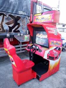 namco　ナムコ　Rave Racer　レイブレーサー　筐体　ゲーセン　