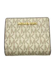 MICHAEL KORS◆2つ折り財布/-/BEG/レディース/35H3GTVF2B