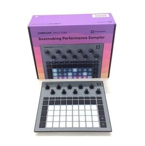 1000円スタート サンプラー novation CIRCUIT RHYTHM Beatmaking Performance Sampler ノベーション 通電のみ確認済み 外箱付き KKR NN3005