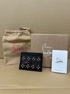 CHRISTIAN LOUBOUTIN クリスチャンルブタン KIOS カードケース イタリア正規品 新品　【0114A18】