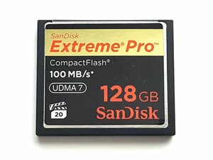 【現品限り】☆美品☆ CFカード 128GB サンディスク エクストリームプロ SanDisk Extreme Pro コンパクトフラッシュ CompactFlash Card 