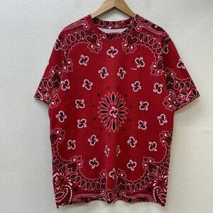 シュプリーム 21SS Small Box Tee Bandana スモール ボックス ロゴ バンダナ ペイズリー クルーネック Tシャツ Tシャツ M 赤 / レッド