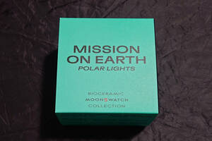 未使用品 OMEGA × SWATCH MISSION ON EARTH POLAR LIGHTS　 オメガ スウォッチ ポーラライト（オーロラ）