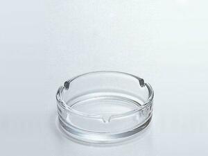 送料無料 卓上灰皿 日本製 ガラス製/アルジェ（透明）P-05513-JAN 東洋佐々木ガラスｘ10個セット/卸