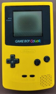 任天堂 ゲームボーイカラー　本体 MGB-001 GAME BOY COLOR イエロー　通電確認済