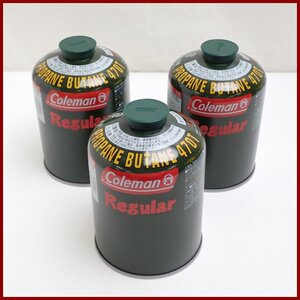 ★未使用 Coleman/コールマン 純正 LPガス燃料 レギュラー Tタイプ 470g 3点セット/5103A470T/バーナー/ガス/アウトドア&1908500094