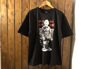 新品★ダークナイト　ヒース・レジャー　プリントTシャツ【XL】★バットマン/ジョーカー/アメリカンコミック/映画