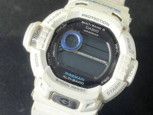 CASIO カシオ G-SHOCK ジーショック RISEMAN ライズマン GW-9200PJ マルチバンド6 ホワイト デジタル 腕時計 動作未確認 現状品 AL079000