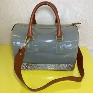 FURLA フルラ キャンディバッグ ハンドバッグ ブランド 高級 おしゃれ 美品