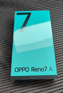 未開封新品　OPPO reno 7a (CPH2353) デュアルSIMフリー版　スターリーブラック