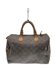 LOUIS VUITTON◆1)スピーディ30_モノグラム・キャンバス_BRW/PVC/BRW/モノグラム