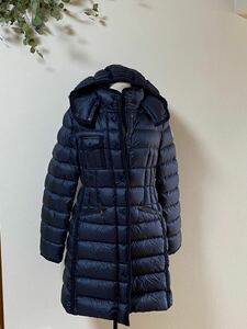 MONCLER モンクレール ダウンコート　濃紺　 ロング　サイズ2