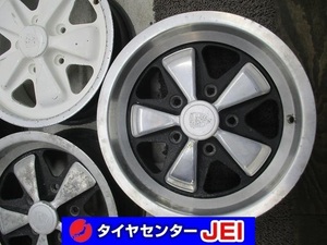 15インチ ポルシェ純正 6J+35 7J+20 130 希少 中古アルミホイール【4本セット】送料無料(A15-4651）