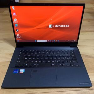 美品 Dynabook 第11世代 i7-1165G7 20Gメモリ/512G SSD/FHD 14インチ Wi-Fi6 type-c Microsoft office 2019 Home & Business P1M7SPBL 指紋