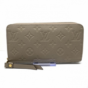 ルイヴィトン LOUIS VUITTON 長財布 M69034 ジッピーウォレット モノグラム・アンプラント レザー（皮革の種類：牛革） トゥルトレール