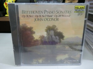 緑1｜新品未開封！★ CD / TELARC(printed in USA) ★Beethovenベートーヴェン：Piano Sonatas op.31,NO.1 and more＠JOHN O