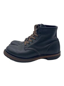 RED WING◆レースアップブーツ・ベックマンラウンド/25.5cm/BLK