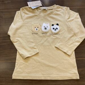 新品　くま　パンダ　ロングTシャツ　ロンT　サイズ100　送料185円