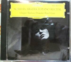 ★極稀CD国内盤★アルゲリッチ リサイタル ショパン ブラームス ラベル リスト プロコフィエフ Martha Argerich chopin liszt brahms