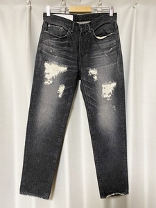 美品☆【UNITED ARROWS & SONS】定価27,500円 1994 JEAN クラッシュ加工 デニムパンツ S 5514-211-0167 ユナイテッドアローズ サンズ