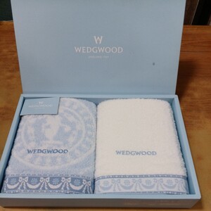 WEDGWOOD ウェッジウッド フェイスタオル 箱入り 未使用 長期保管