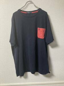 フレッドペリー　fredperry ポケット　Tシャツ　XXLサイズ　希少サイズ　半袖Tシャツ