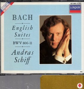 J・S・バッハ：ENGLISH SUITES BWV806-811/シフ(2CD)