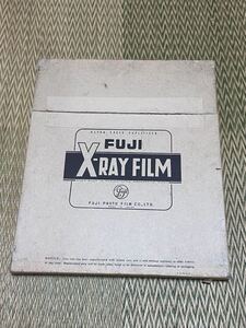 当時物　レトロ　昭和レトロ　富士　X-RAY FILM X-レイ フイルム　直接撮影用　外箱のみ　中身無し