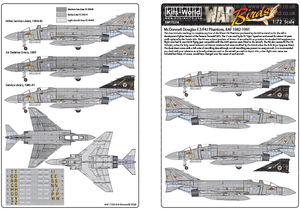 Kits-World(172216)1/72 英空軍1982～1991年 マクドネル・ダグラス F.3/F4J用デカール