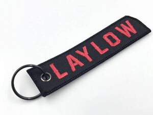 【LAYLOWタグキーホルダー 黒】Stance Nation/USDM/illest/スタンス/ヘラフラ/北米/Simply Clean/Cambergang/Lowered lifestyle