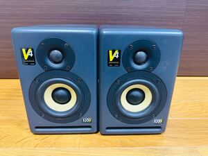 KRK V4 Series 2 パワード スピーカー ペア 音響機材 中古 動作未確認　ジャンク品　