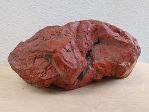 佐渡の赤玉 特に赤さが強い赤石 天然石 自然石 重量約6.5kg　検　独鈷石石棒須恵器翡翠勾玉弥生縄文