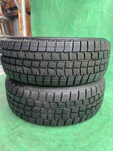 中古　バリ山 ダンロップ DUNLOP WINTERMAXX WM01 185/55R15 82Q 2本 セット　スタッドレス　売り切り　新潟発