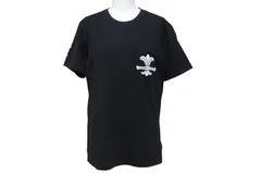 CHROME HEARTS クロムハーツ 半袖Tシャツ BSフレア カットソー トップス コットン ブラック サイズS 美品 中古 4c071071